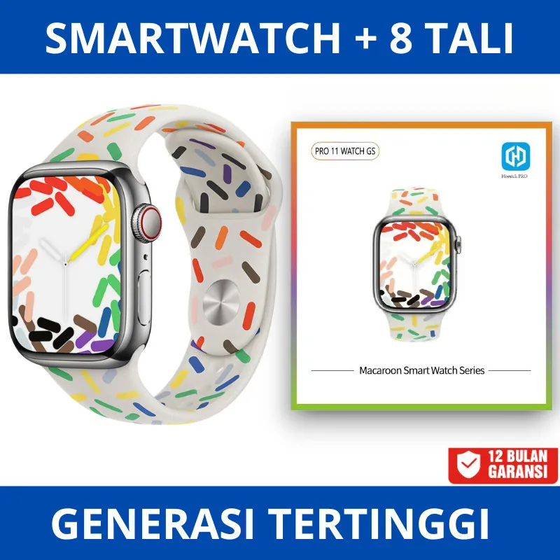 ORIGINAL 100% SMARTWATCH PRO 11 Watch Terbaru! SERIES TERCANGGIH