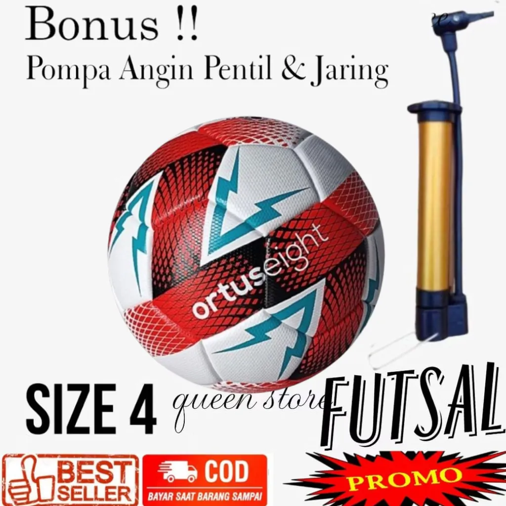 Bola Futsal Size 4 Terbaru Bahan Pu Import Murah Kualitas Bagus