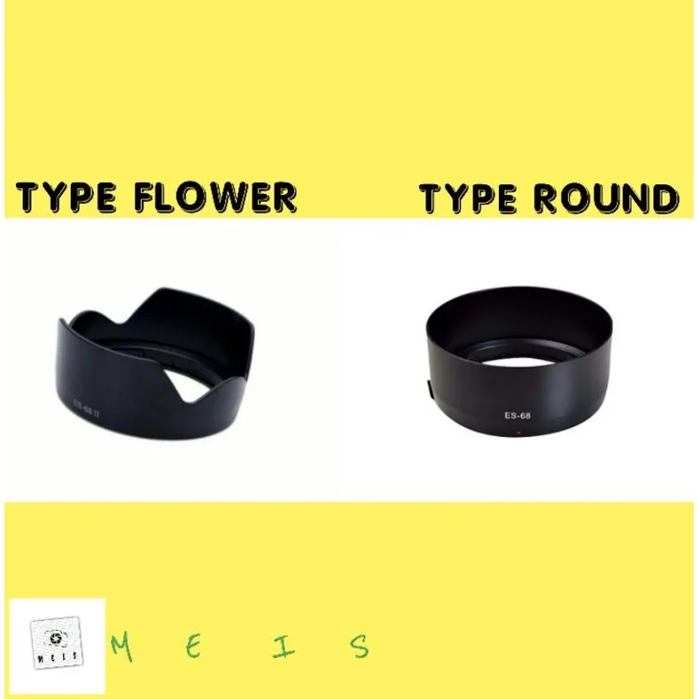Lens Hood Lensa Fix Canon EF 50mm F1.8 STM - LENSHOOD TUDUNG