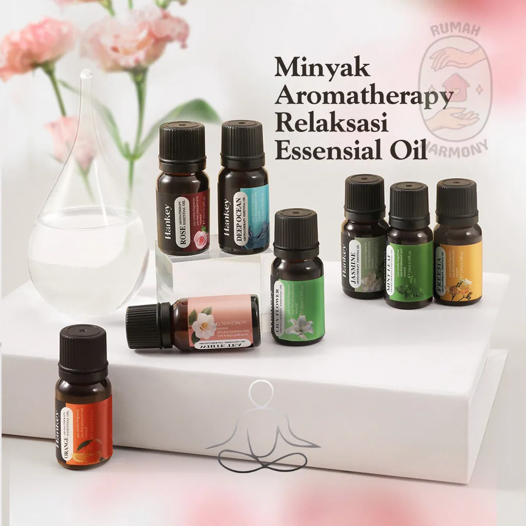 Minyak Aromatherapy Relaksasi Essensial Oil 10 ML Murni Larut Dalam Air Fragrance Oil Humidifier