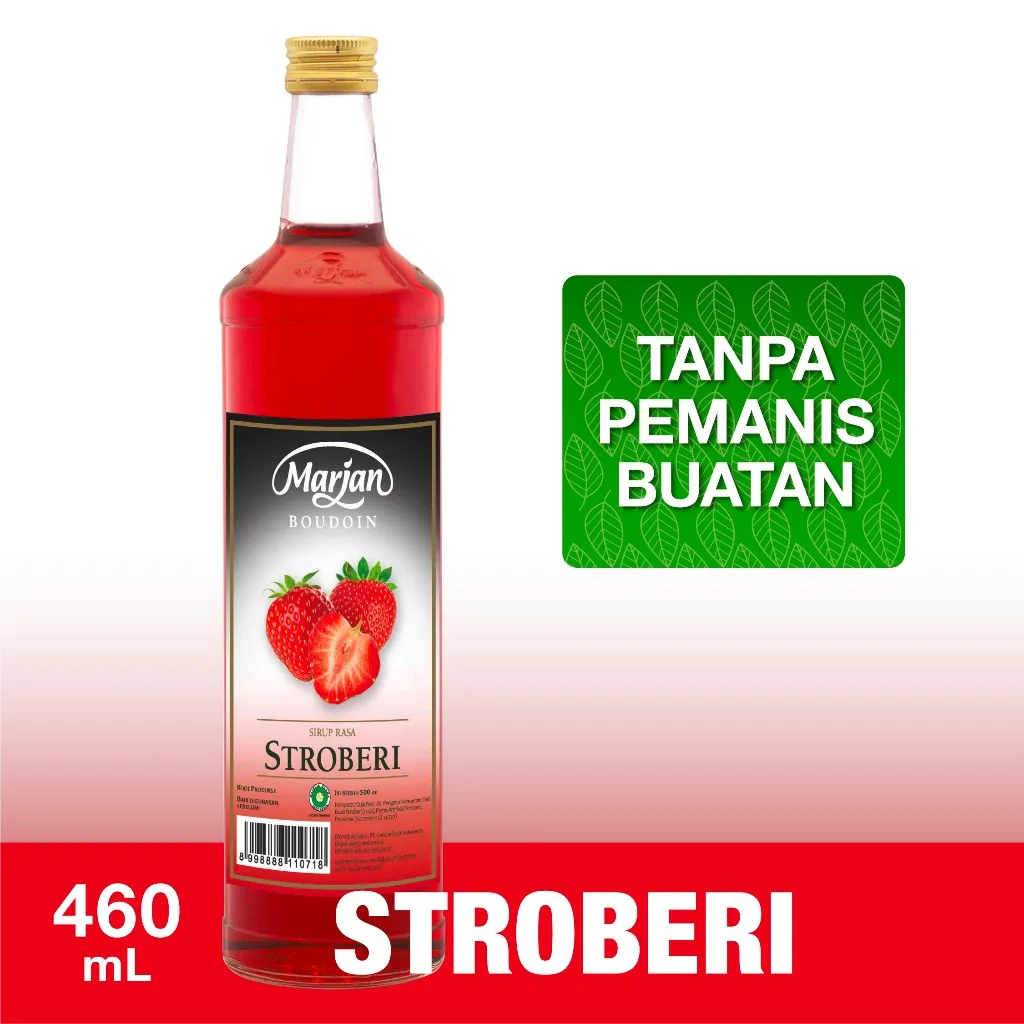 Marjan Boudoin Syrup Strawberry 460ml