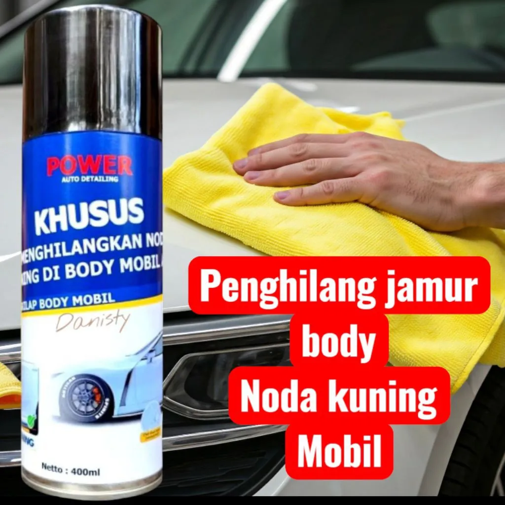 Penghilang noda kuning dan jamur pada body mobil dan body motor