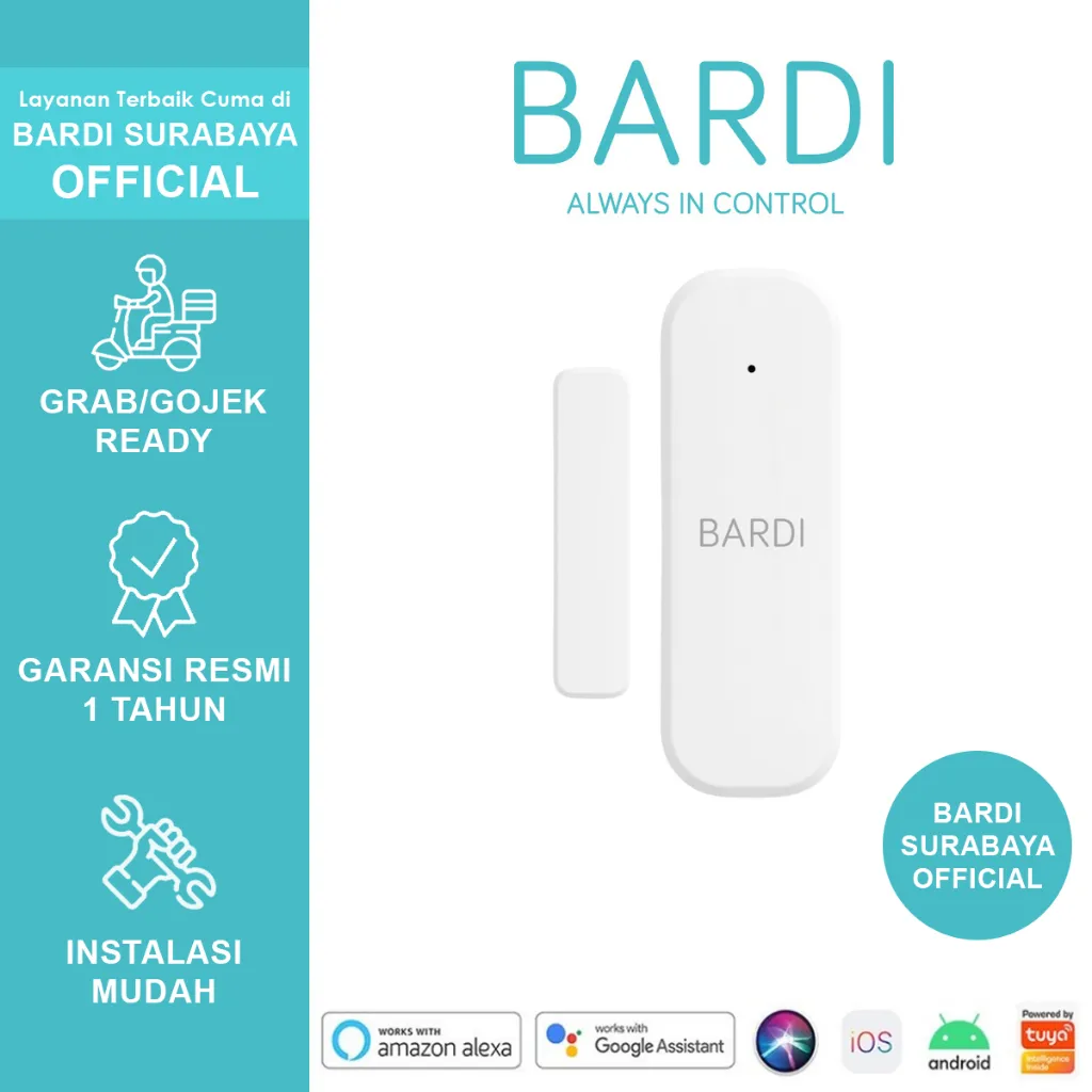 BARDI Smart Zigbee Door Sensor Window Sensor Door & Window Sensor Pintu Jendela SURABAYA OFFICIAL