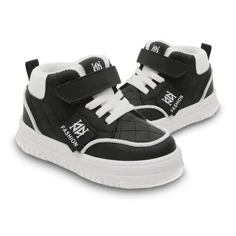 ZONALO KIDS WEAR Sepatu anak Sneakers anak Casual KEANNE HITAM