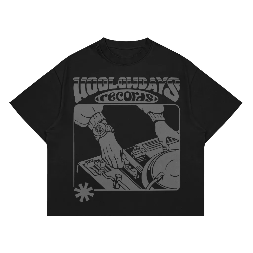 HOOLOW - Boxy Fit Kaos Oversized Tshirt Hollowcords Pria Dan Wanita 20s