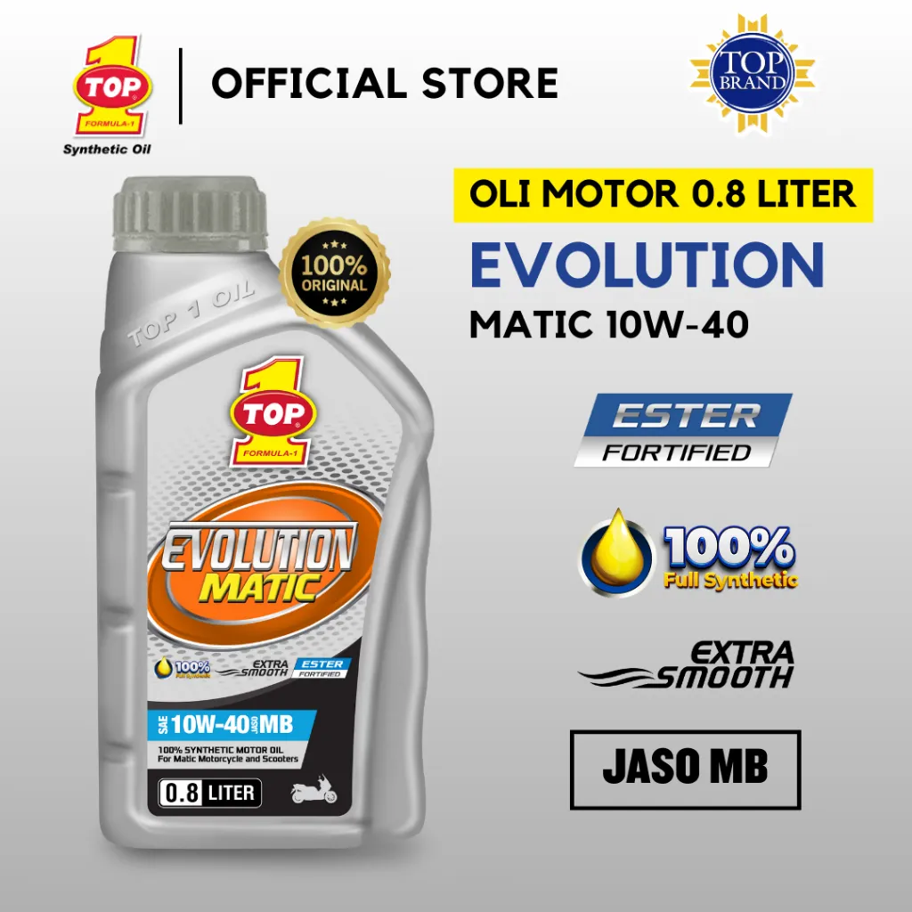 Oli Motor Matik EVOLUTION MATIC 10W-40 0.8L - Beat - Aerox - Lexi