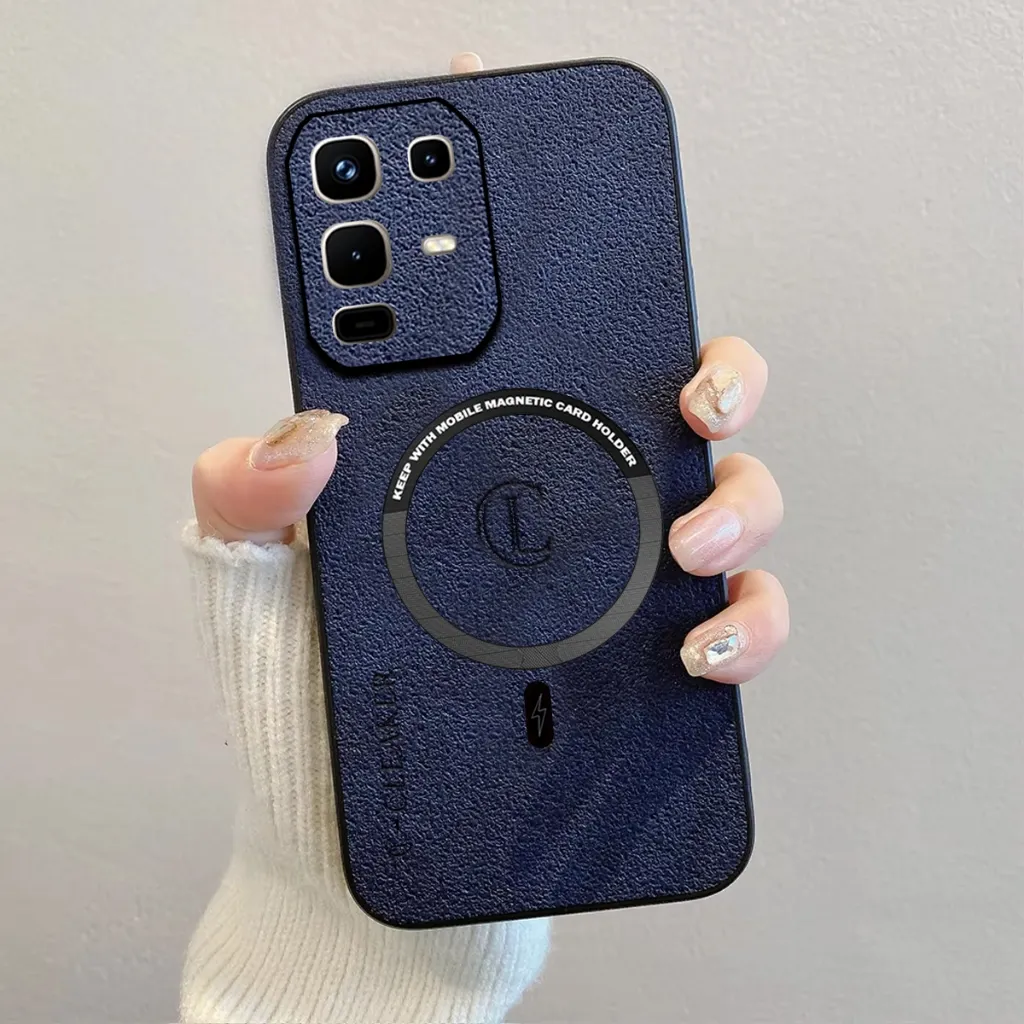 Promo Case Magnetic Infinix Note 50 / Note 50 Pro Leather Magsafe