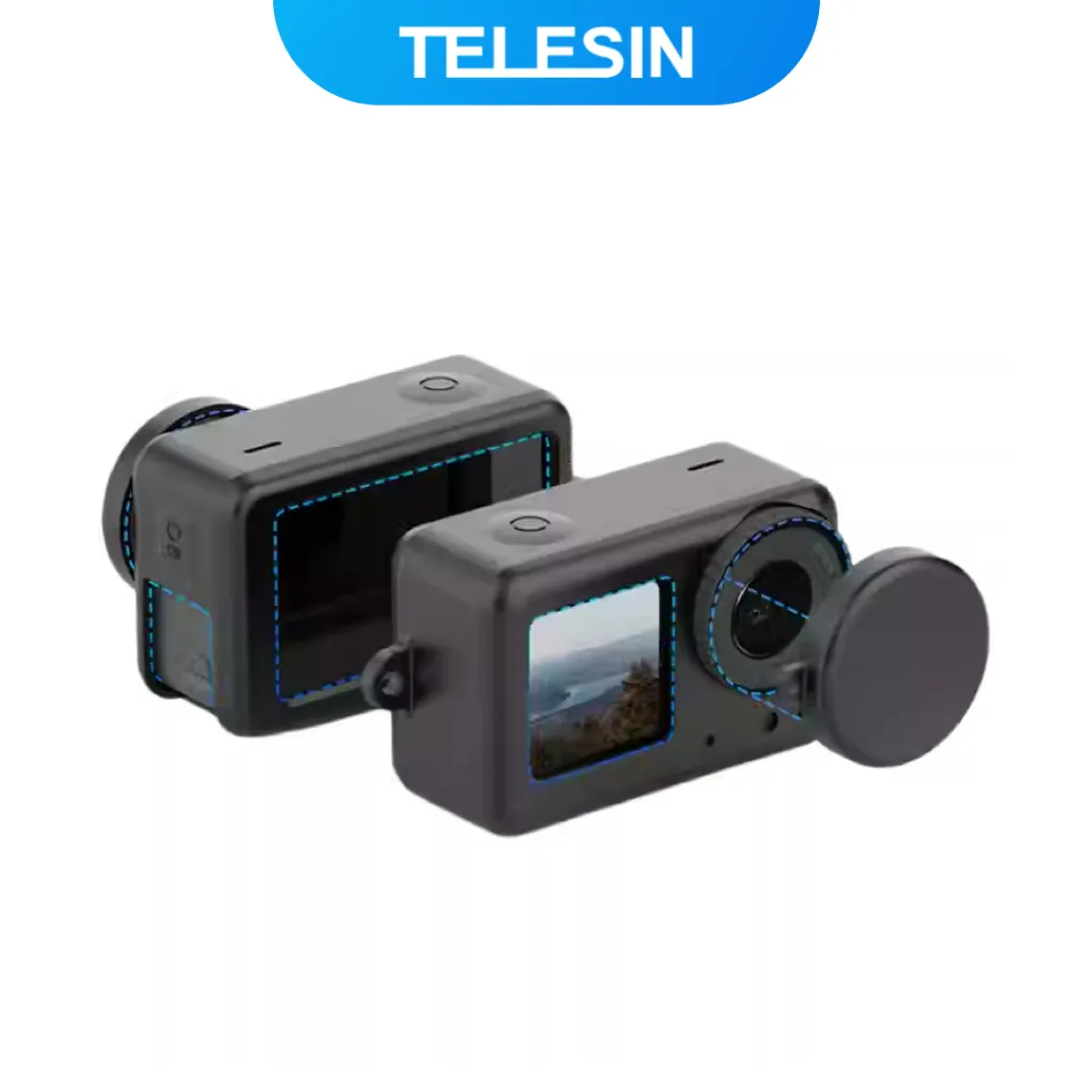 TELESIN Case Pelindung Kamera Aksi Silikon DJI OSMO Action 3/4/5 - S6-PTC-011-TDJ