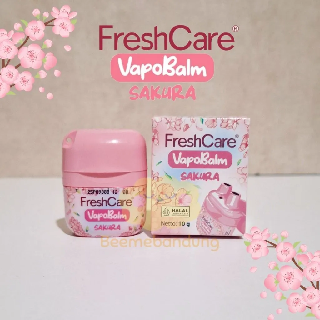 [ READY STOK ] Freshcare Vapobalm Minyak Angin Aromatherapy Matcha & New Sakura 10Ml