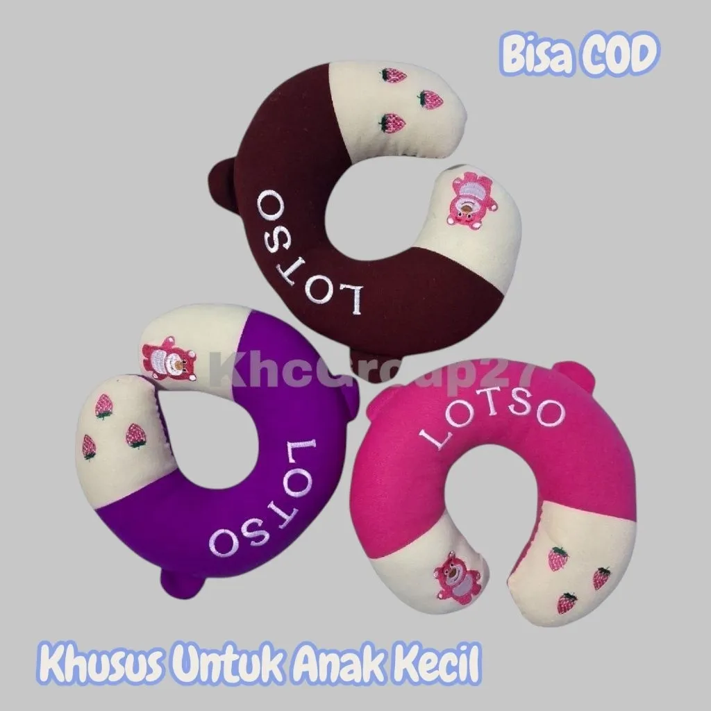 Bantal Leher Karakter Anak Travel (Untuk Usia 15 Thn Kebawah)