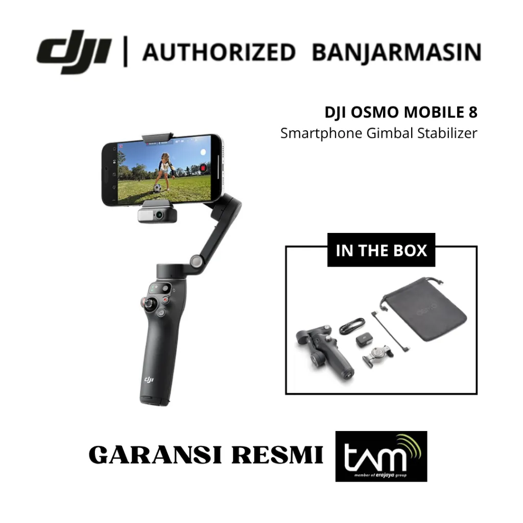 DJI Osmo Mobile 8 - Smartphone Gimbal Stabilizer - DJI Banjarmasin