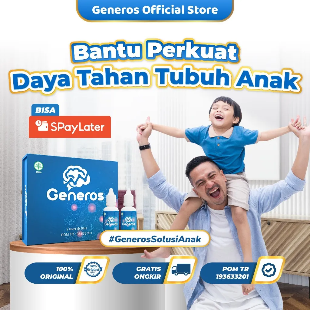Generos Official Store - Multivitamin Daya Tahan Tubuh Anak dan Bantu Menjaga Kesehatan Dengan Madu Hutan Alami Herbal - 1 Box