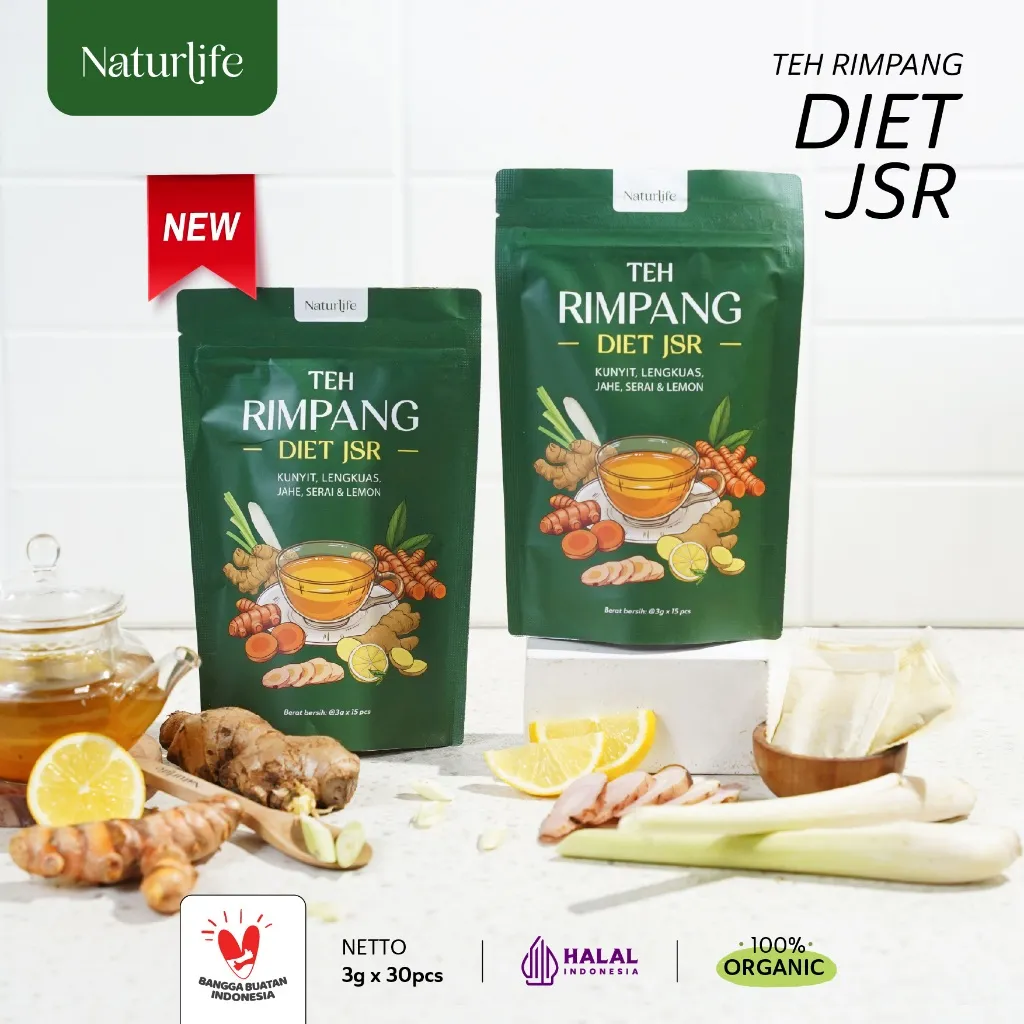 BUNDLING 2 NATURLIFE JSR TEH DIET - TEH HIJAU DIET PELANGSING / TEH HIJAU ORIGINAL / TEH HIJAU PENURUN BERAT BADAN / TEH PELANGSING BPOM / TEH HIJAU DIET / SLIMING TEA DIET / TEH HIJAU CELUP / KALON TEA / KEPALA DJENGGOT / SPEARMINT TEA CHAMOMILE TEA