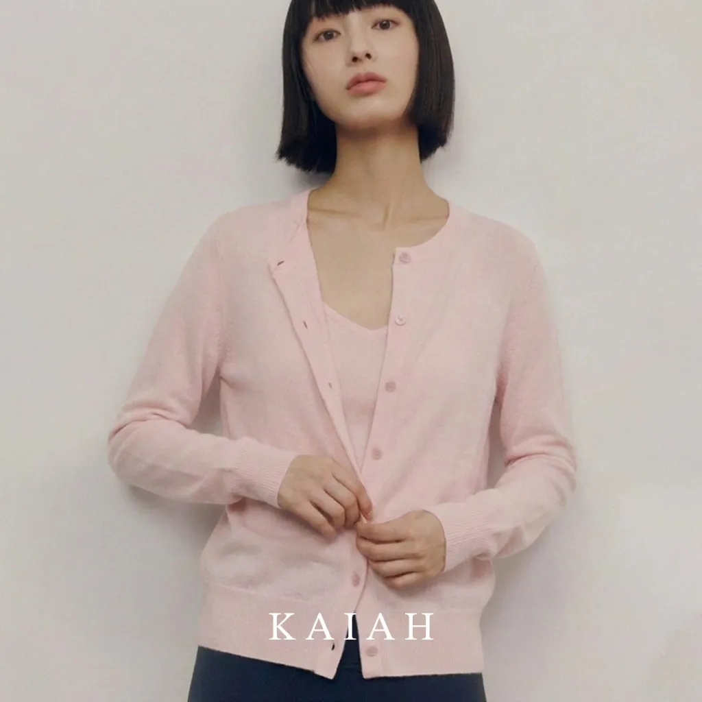 KAIAH - Rune Basic Cardigan | Atasan Wanita | Cardigan Polos Wanita