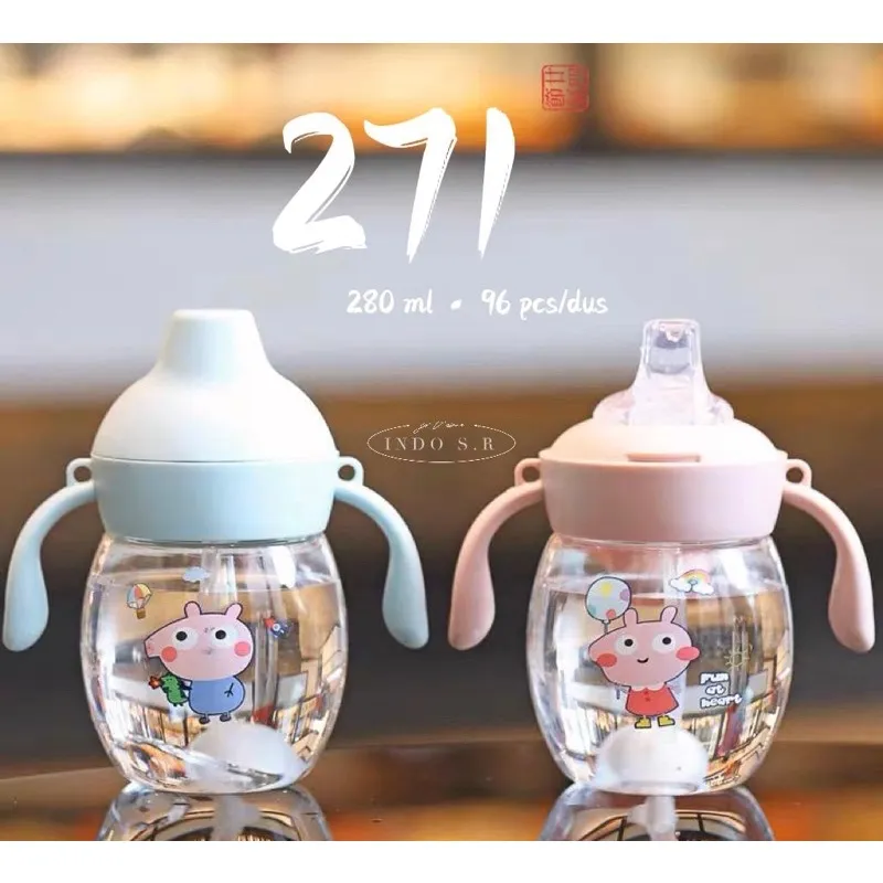 Botol Minum Anak Lucu / Botol Minum Bayi 280ML / Botol Minum Baby Kettle Duck Beak BZ-271