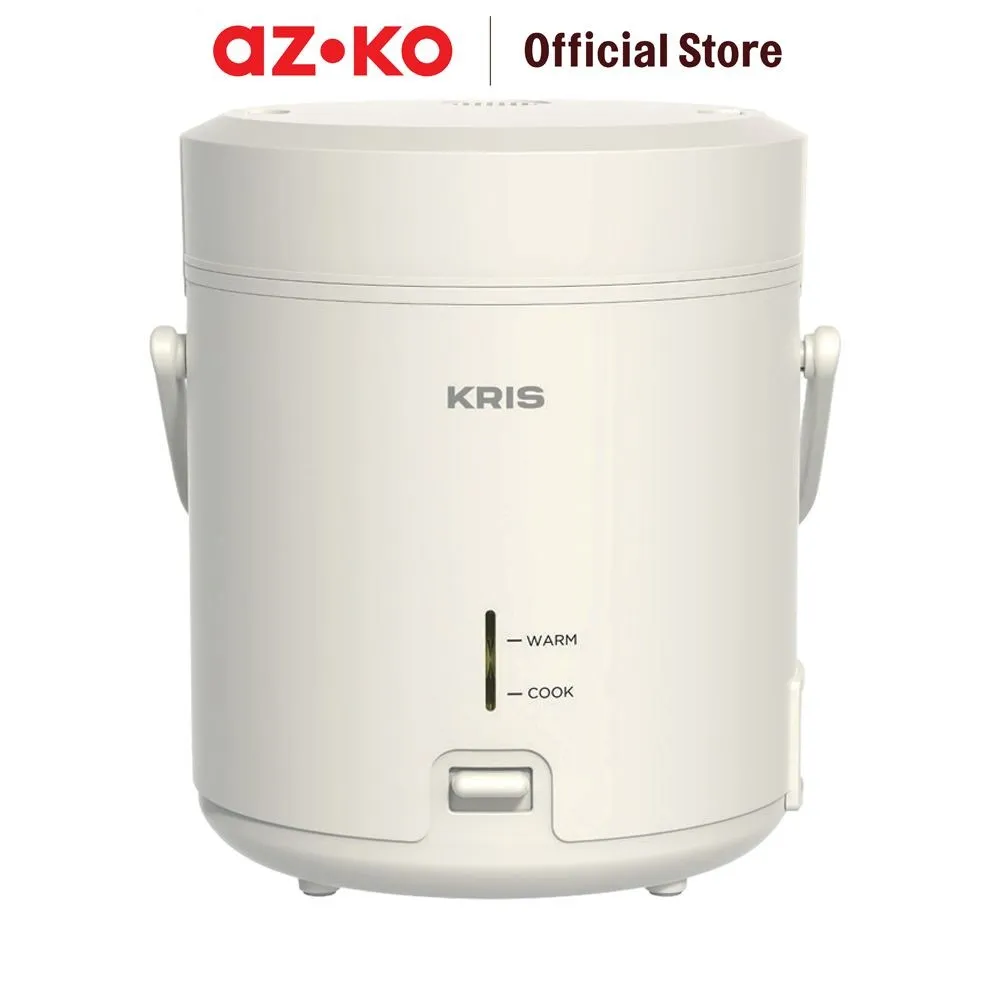 AZKO Kris 300 ml Rice Cooker Manual 3d - Putih Magic Jar Magic Com Penanak Nasi Alat Masak Beras Elektronik Dapur