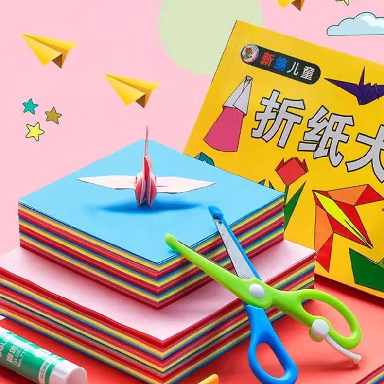 BEST! KERTAS LIPAT ORIGAMI WARNA CERAH YANG INDAH UKURAN 7 SAMPAI DENGAN 15 CM ISI 100 LEMBAR