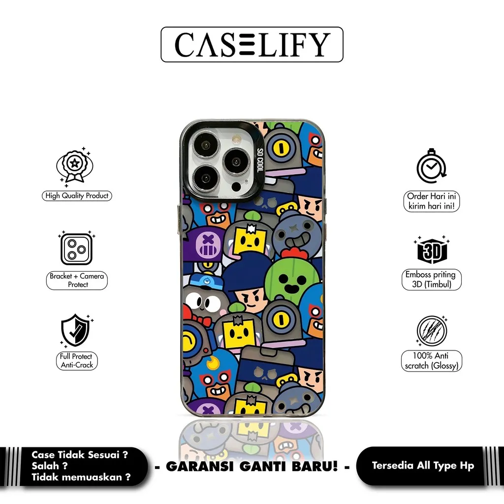 CASELIFY all type casing imd doodle art case iphone samsung oppo vivo xiaomi redmi realme infinix poco huawei casing silikon ponsel hp softcase hardcase softcase anti crack kuning shock banting cute lucu keren