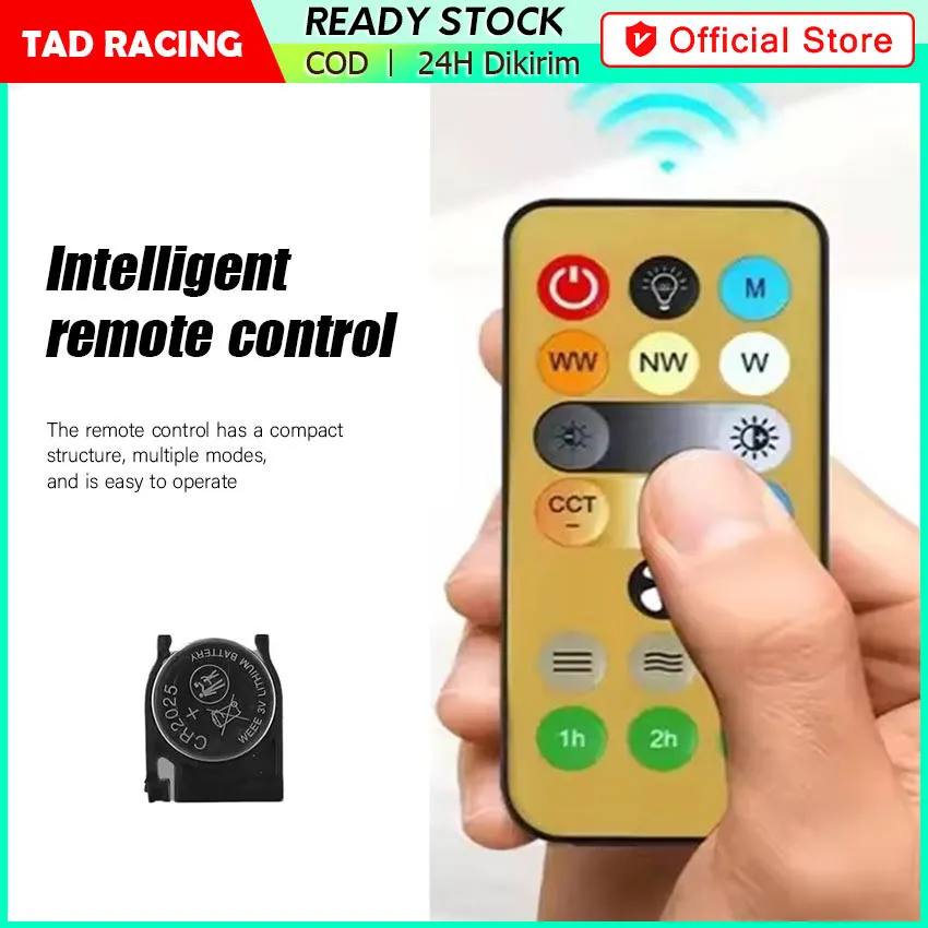 Aksesoris Produk Remot Kontrol Lampu Kipas E27 Lampu Sorot Rgb 17 Tombol - Remote Lampu kipas E27