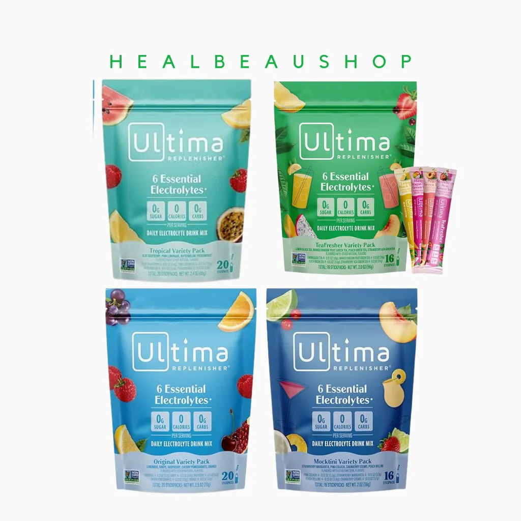 Ultima Electrolytes ORIGINAL Sodium Potasium Magnesium Zinc Vitamin C Ori USA