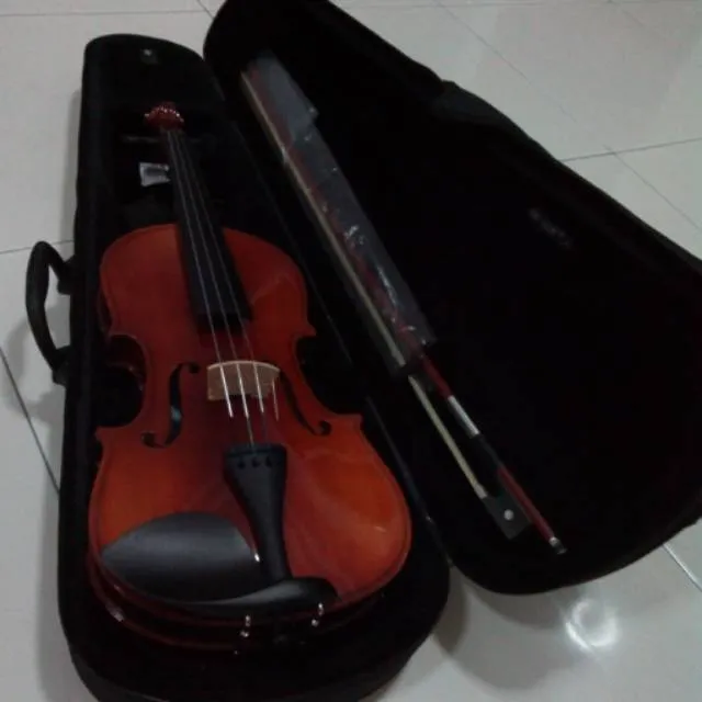 Biola SHIFEN Biola import 4/4 3/4 1/2 1/4 1/8 Violin Shi fen solid wood lengkap dengan case dan bow