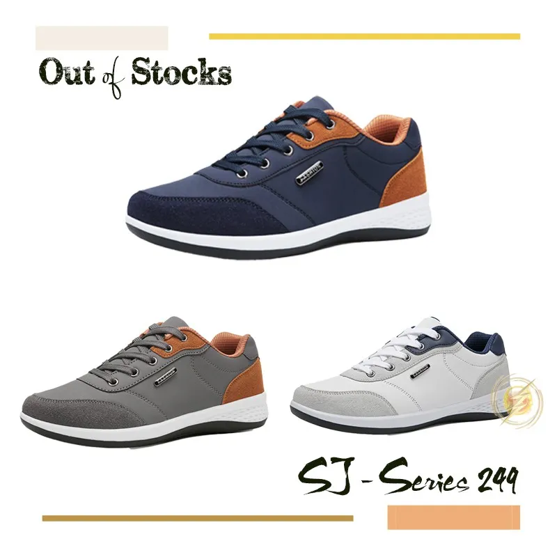 [OOS] (FREE BOX)  Sepatu Sneakers Pria Casual Fashion Santai/Hangout Kualitas Premium - 249