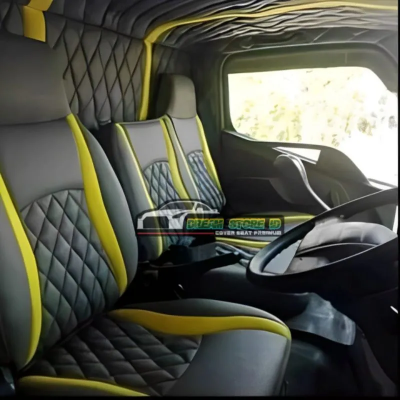 ( beli 1 bonus 1) Sarung jok cover jok mobil truk Canter , ragasa , truck umplung , dutro ,toyota dyna , elf macan / euro , elf giga , elf traga , pik up , hino500 lohan