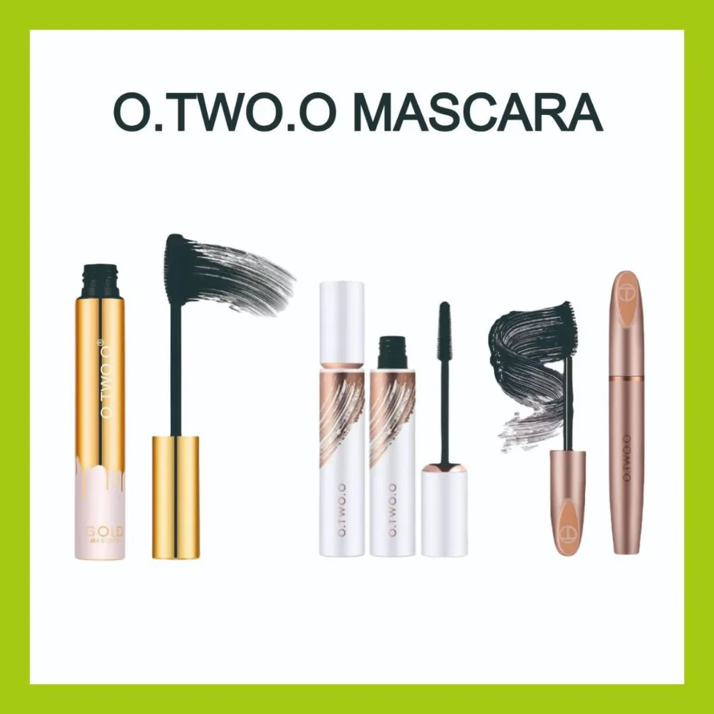O.TWO.O Gold Mascara otwo o Waterproof Anti Air Maskara o two o Fiber Lash Bold Volume 3D Long Lasting Natural Curling EyeLash