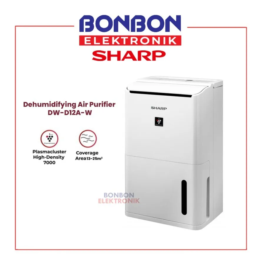 Sharp Dehumidifying 26m² DW-D12A-W / DWD12AW / Dehumidifier DW D12A W 4L