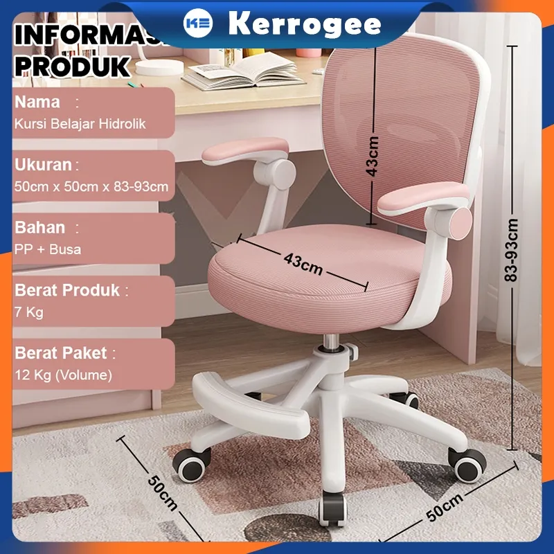 (Kursi belajar anak-anak penjualan) besar Kursi belajar hidrolik Kursi kantor Kursi makan anak-anak Gaya yang nyaman dan minimalis Kursi Belajar Anak Hidrolik Kursi kerrg