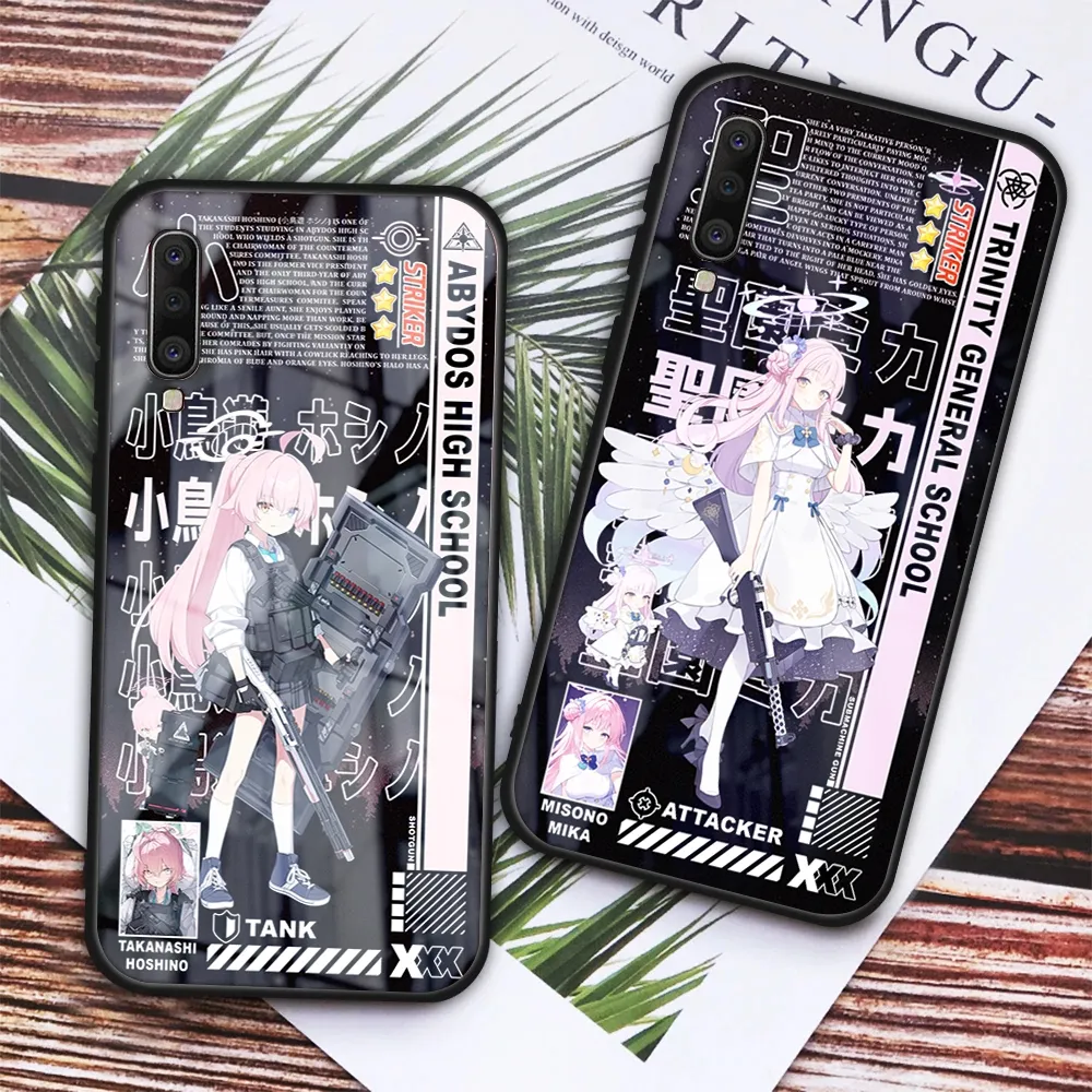 Custom Hardcase Softcase Glasscase Casing Karakter Game Blue Archive [HP Poco,  Samsung, iPhone, Oppo, Xiaomi, Redmi, Realme, Vivo, All type Smartphone] Pt. 6