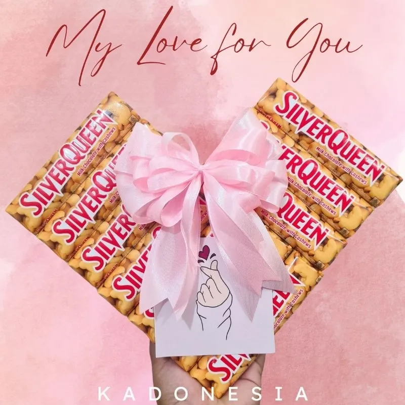 Silverqueen LOVE / Hampers Coklat / Hadiah Romantis Cewek Coklat
