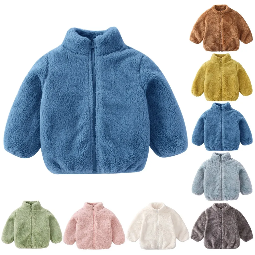 Jaket Winter Anak Bulu Serpa Kids Fur Jacket Warm Hangat Cowok Cewek Murah Coat Mantel Berkerah