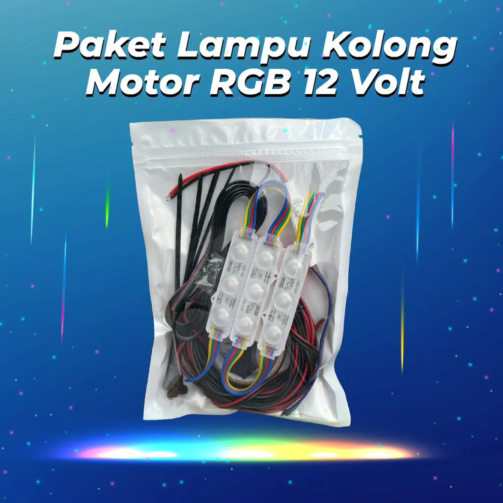 Paket Lampu Kolong Rgb 12Volt