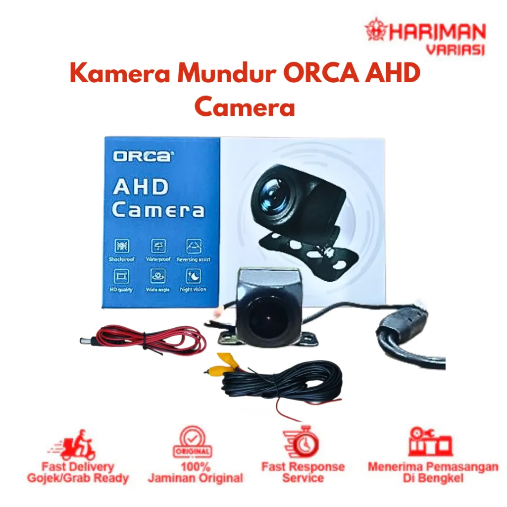 Kamera Mundur ORCA AHD 720p Full Hd  New Series Non Moving