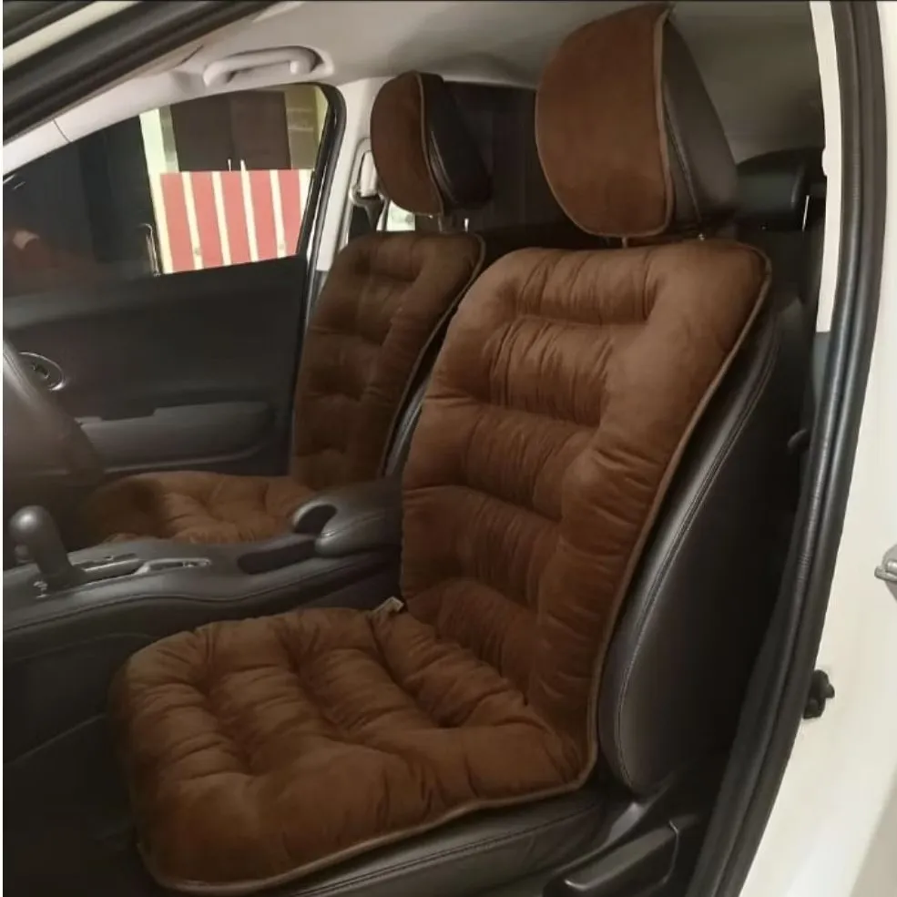 Alas Duduk Jok Mobil Luxury Lembut Anti Panas Tebal 5cm