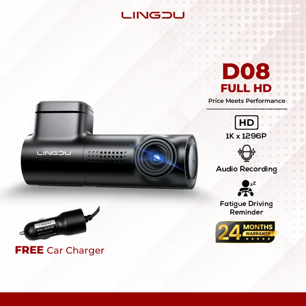Lingdu Dashcam D08 - 1296P