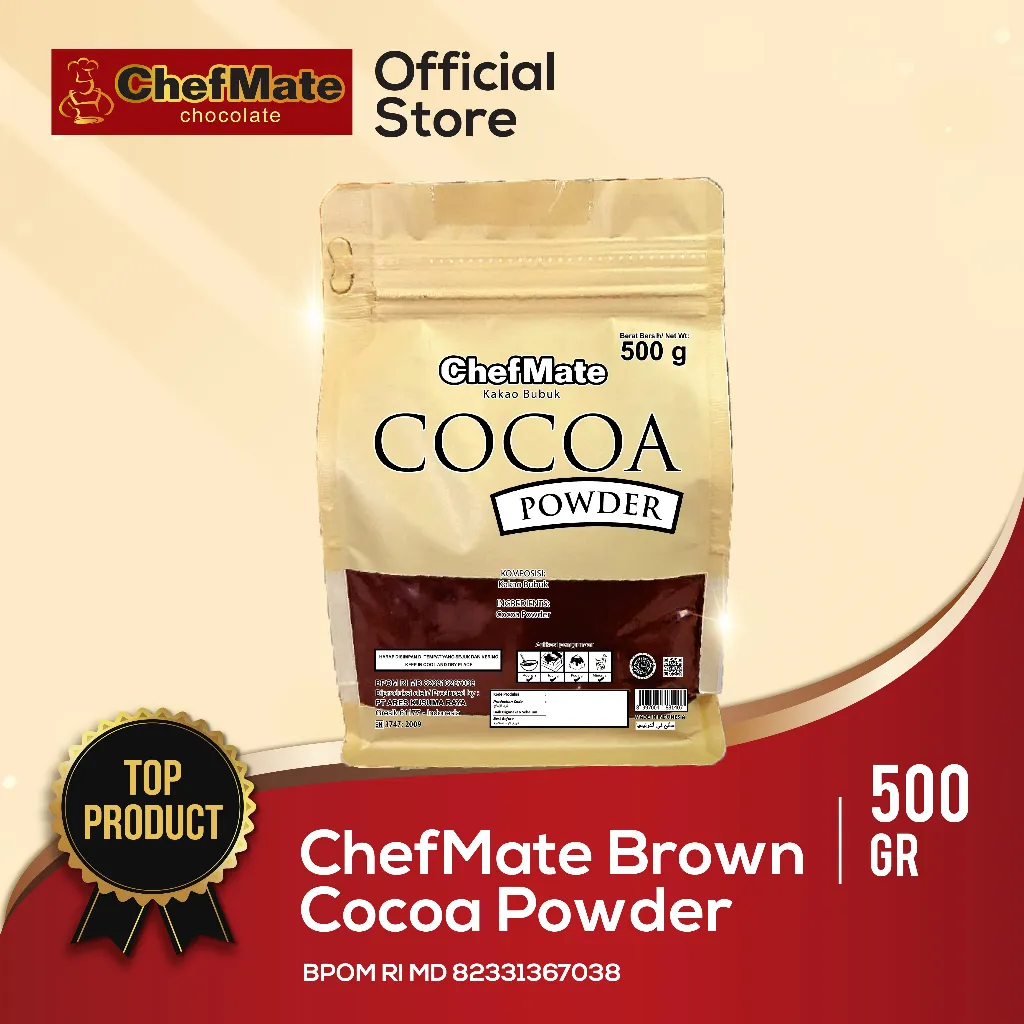CHEFMATE COCOA POWDER 500 GR