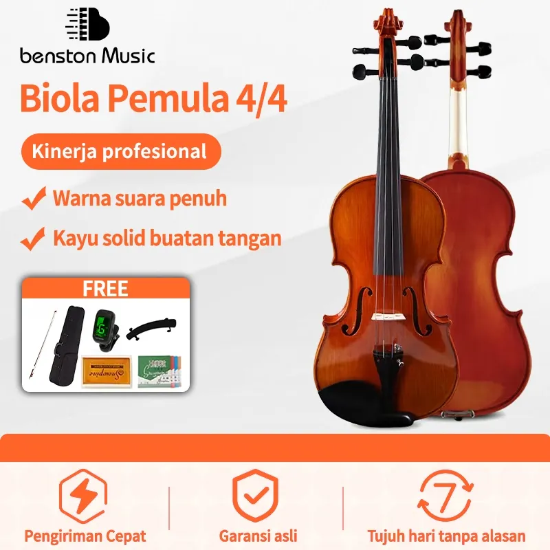 Violin 4/4 biola untuk dewasa remaja alat musik gesek biola anak string instrument