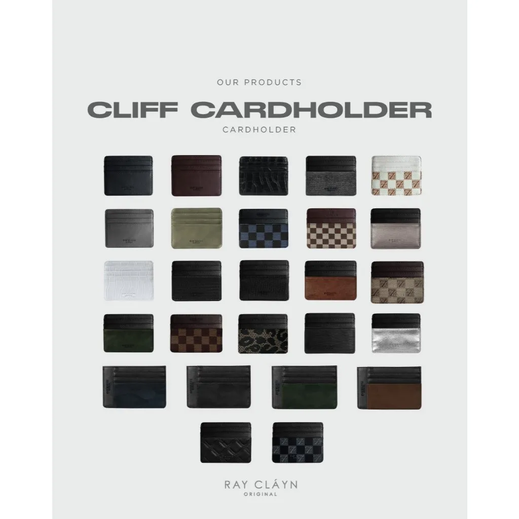 Ray Cláyn - Cliff Card Holder  / Dompet Kartu / Dompet Kartu Kulit / Card Holder Wanita dan Pria / Cardholder