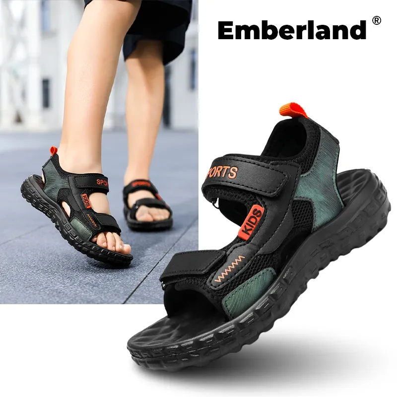 EMBERLAND-Hot Sale Sandal Anak Laki Laki Outdoor Sendal Gunung Anak Laki Laki Anti-Selip Sandal Anak Cowok 3-15 Tahun