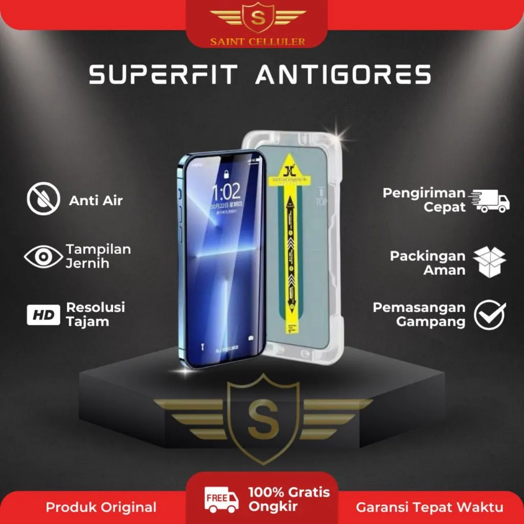 Oppo Reno 2 2F 2Z 3 4 4F 5 5F 6 7 7Z 8 8T 8Z 12F 13 13F PRO 4G 5G antigores superfit clear bening super easy fit gampang pasang anti gores kaca tg tempred glass pelindung layar