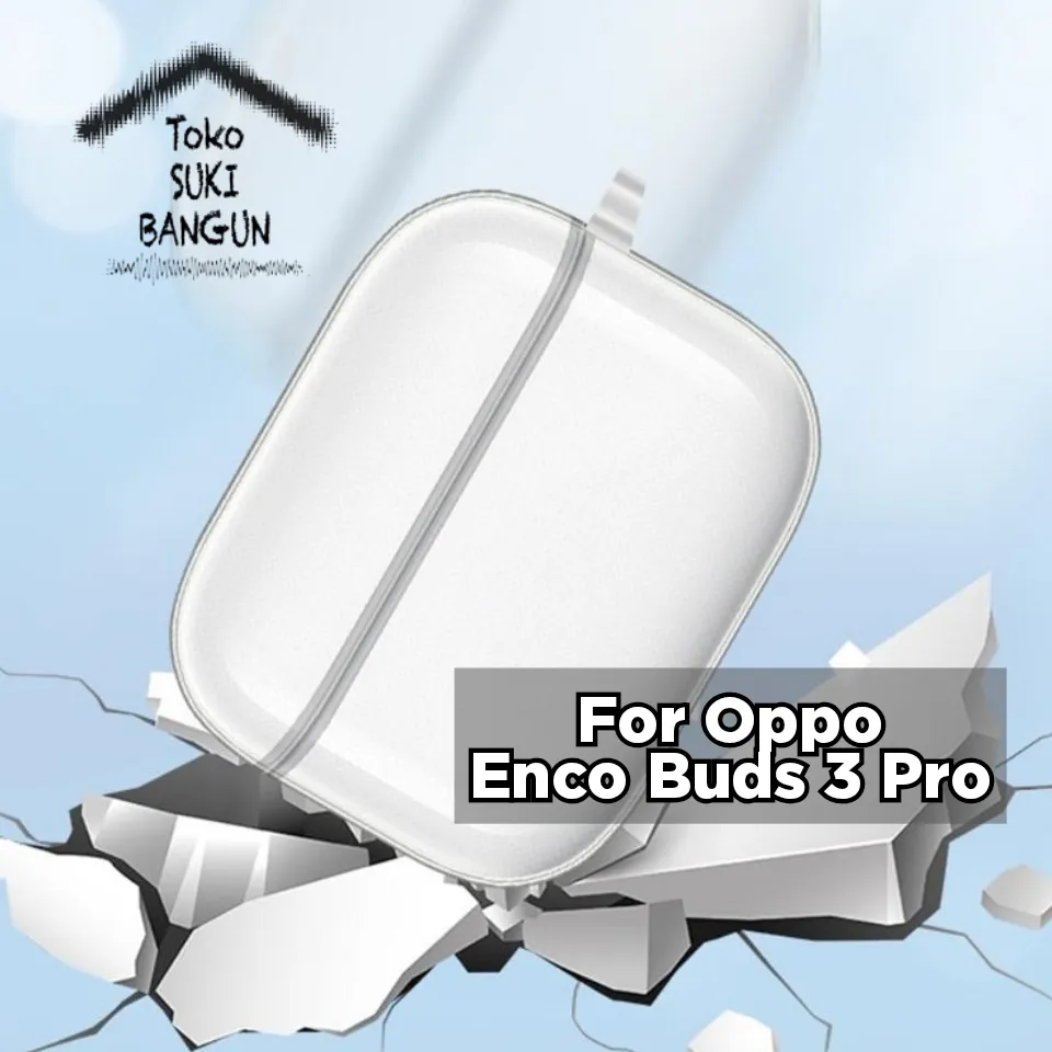 Case Oppo Enco Buds3 Pro Buds 3 Rubber CLEAR Transparent Silicone Cover Casing Pouch Protector