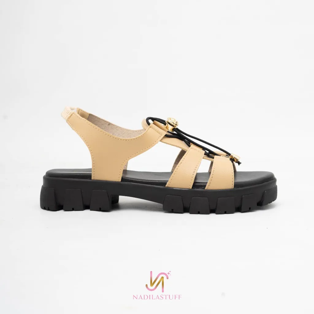 RAMADHAN SALE Nadilastuff Signature Vioneta Platform Sandal Wanita Premium