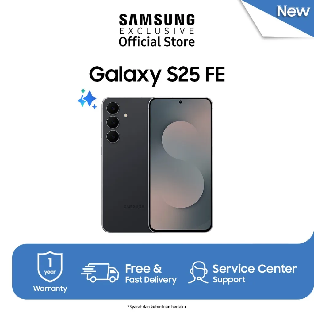 Samsung Galaxy S25 FE 8/512GB - Jetblack| Smartphone AI | Galaxy AI | 4900 mAh