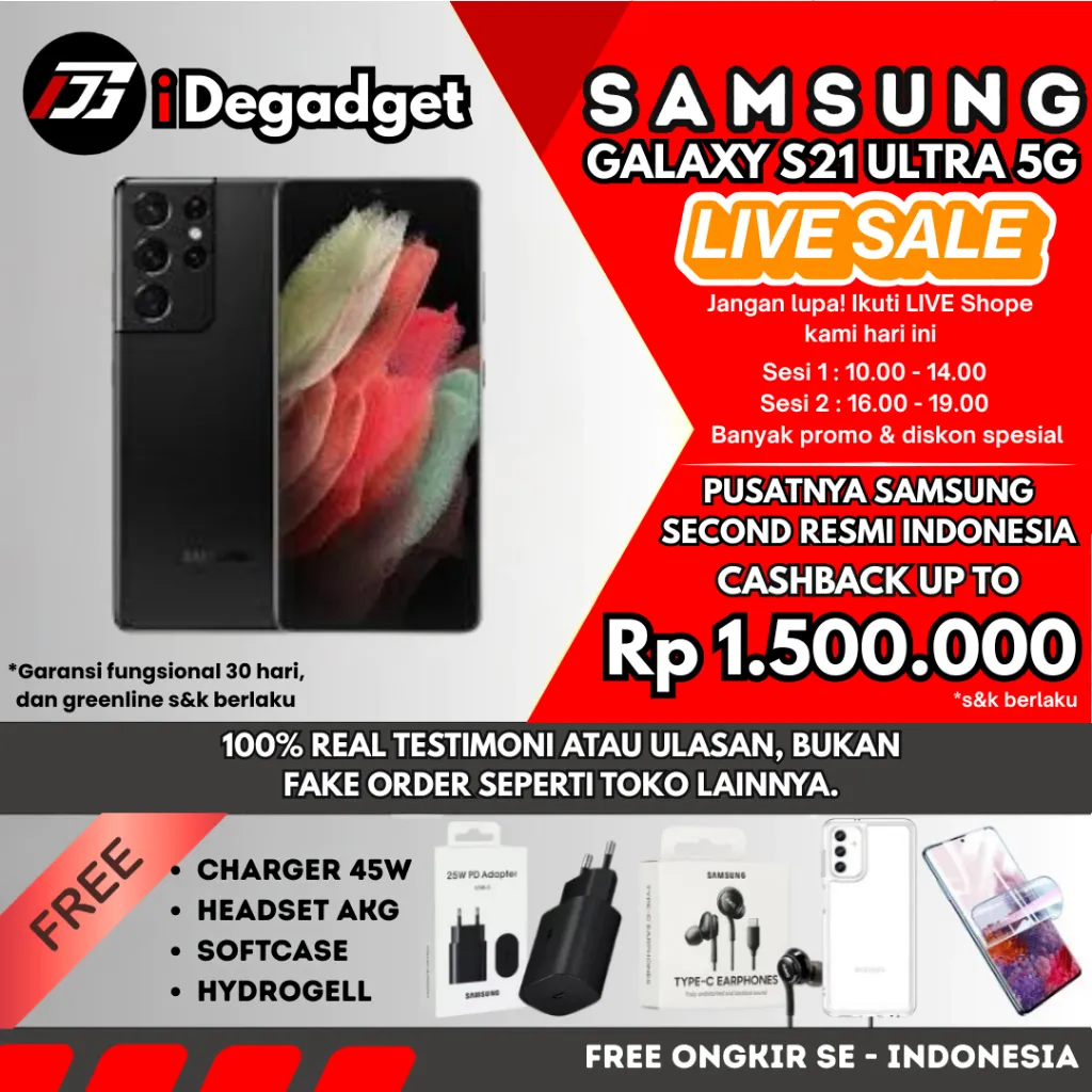 Samsung Galaxy S21 Ultra 5G 16/512GB, S21+ Plus, S21 Fe & S20 Ultra, S20+ Plus, S20 Fe Original