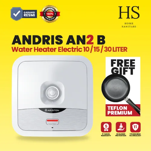 WATER HEATER LISTRIK ARISTON 10L/15L/30L LITER ANDRIS 2 / PEMANAS AIR AN2 10B/15B/30B ARISTON 10L/15L/30L