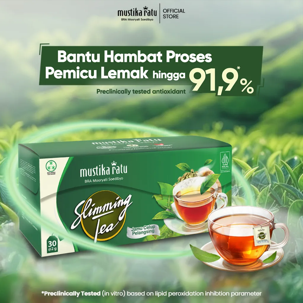 Mustika Ratu Slimming Tea Isi 30 Bag Teh Diet dan Detox