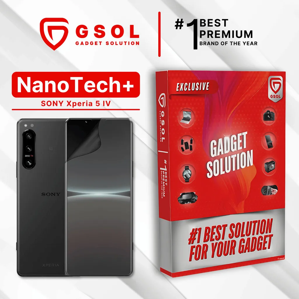 GSOL EPU BIO GENESIS Hydrogel for Sony Xperia 5 IV / Screen Guard (Nanotech+ 100% Recycle) Premium Hidrogel Anti-Scratch Protector Tempered Gorilla Glass 5 6 7 Anti Gores Full Cover Smart Phone Watch Handphone Gadget Tab Laptop Kamera