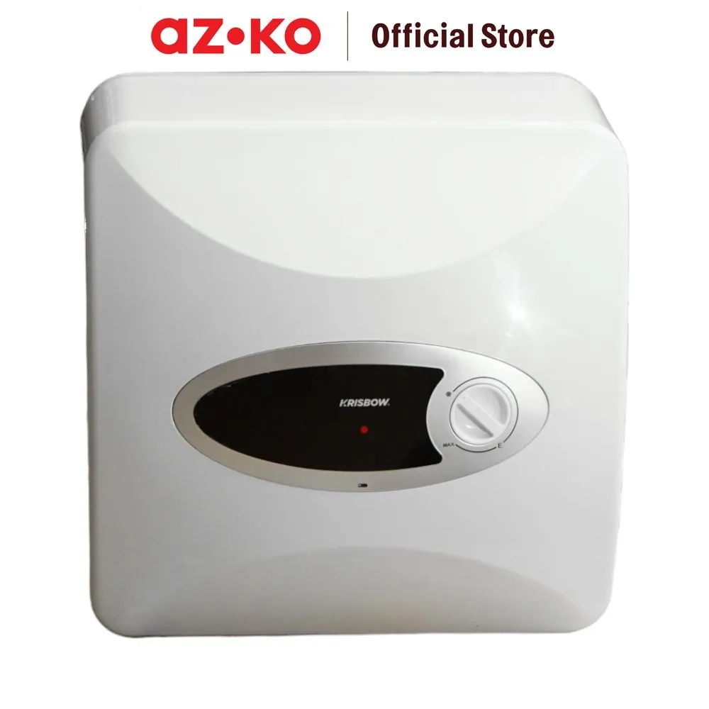 AZKO Krisbow Water Heater Listrik 200 watt Kwh Pemanas Air Water Warmer Aksesori Kamar Mandi Alat Pemanas Air Mandi